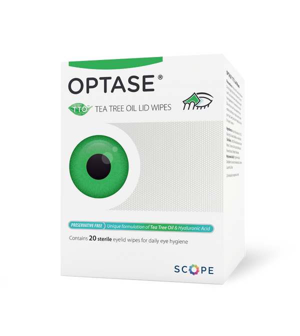 Optase Tea Tree Oil Eyelid Wipes for Blepheritis 